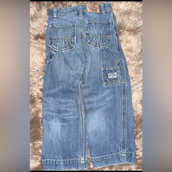 GAP Other - VINTAGE 2009 GAP Carpenter Jeans For Toddler Girls 4 Years, Cargo Pockets
